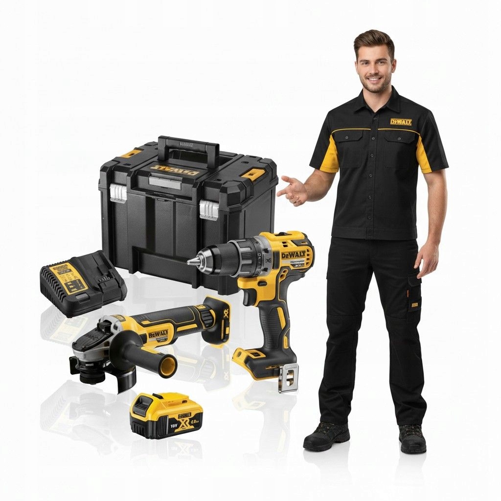 DEWALT ZESTAW COMBO 18V DCK2020P1T (DCD791+DCG405) 1x5,0Ah TSTAK