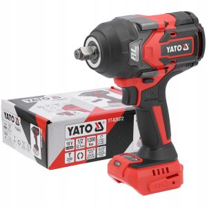 YATO KLUCZ UDAROWY AKUMULATOROWY BEZSZCZOTKOWY 18V 1200NM 1/2'' KORPUS